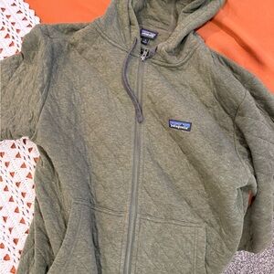 Patagonia Green Zip-Up Hoodie